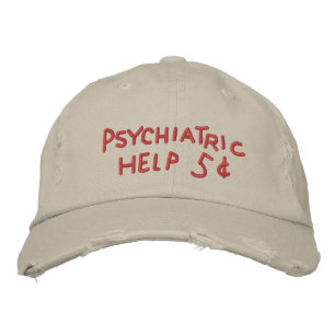 Casquette brodée « Aide psychiatrique – 5 cents »