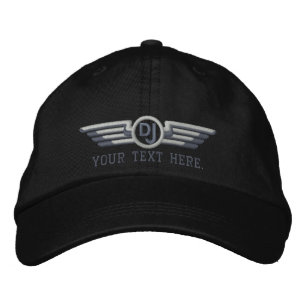 Casquette Brodée Ailes DJ Déco Personnalisées