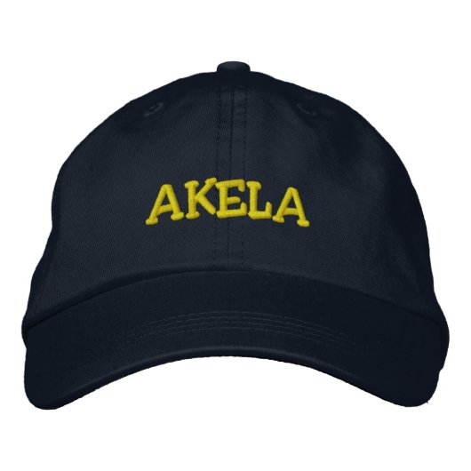 CASQUETTE BRODÉE AKELA (Devant)
