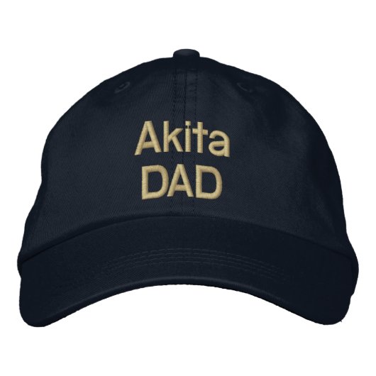 Casquette Brodée Akita DAD (Devant)