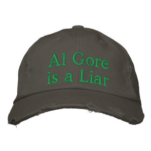 Casquette Brodée Al Gore est un MENeur