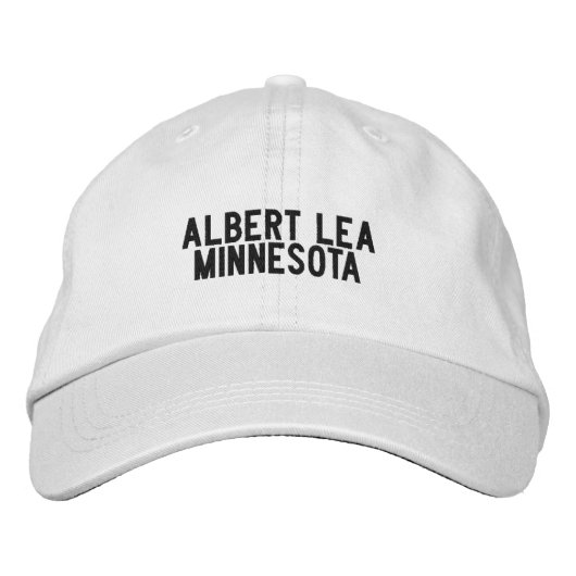 Casquette Brodée ALBERT LEA Minnesota Chapeau (Devant)