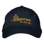 Casquette Brodée Albuquerque, La Ville Du Duc (Devant)