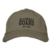 Casquette Brodée Alcatraz Guard (Devant)