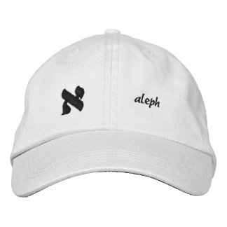 Casquette Brodée Aleph - alphabet hébreu personnalisable