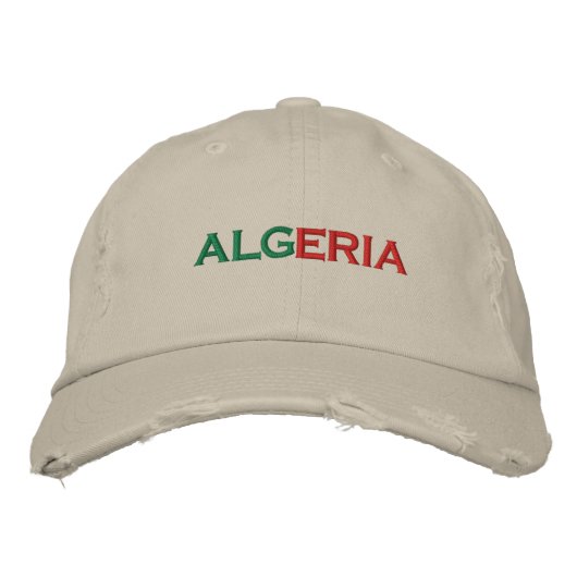 CASQUETTE BRODÉE ALGÉRIE (Devant)