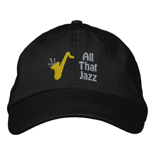 Casquette brodée All that Jazz (Devant)