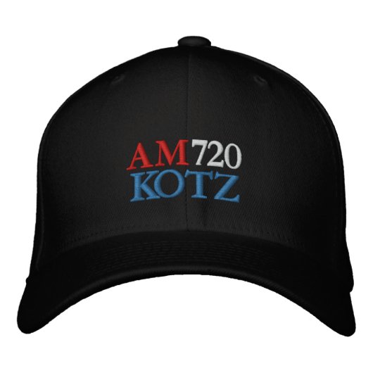 CASQUETTE BRODÉE AM, RADIO, 720 (Devant)