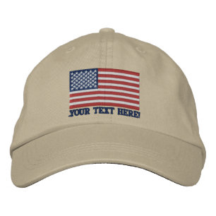Casquette Brodée American Flag USA Personnalisez-le ! Grande broder