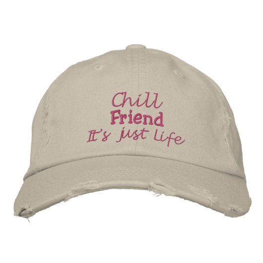 Casquette Brodée Amis (Devant)