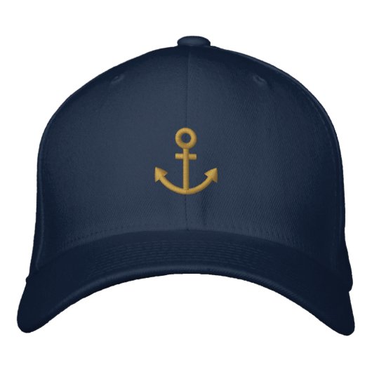 Casquette Brodée Ancre (Devant)