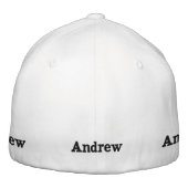 Casquette Brodée Andrew Name brodé, (Dos)