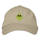 Casquette Brodée Android Robot Formal Gala Bowtie Broderie (Devant)