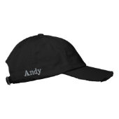Casquette Brodée "Andy" Nom Masculin Brodé, (Droite)