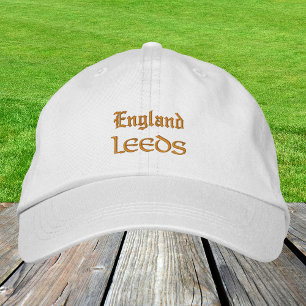 Casquette Brodée Angleterre & LEEDS mode Royaume-Uni / patriotes an