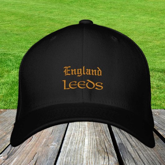 Casquette Brodée Angleterre & LEEDS mode Royaume-Uni / patriotes an
