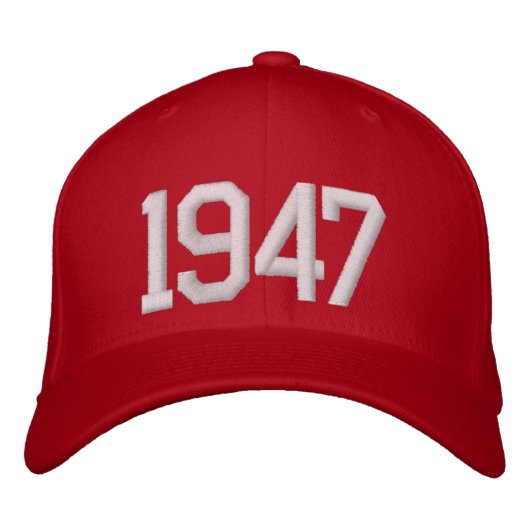 Casquette Brodée Année 1947 (Devant)
