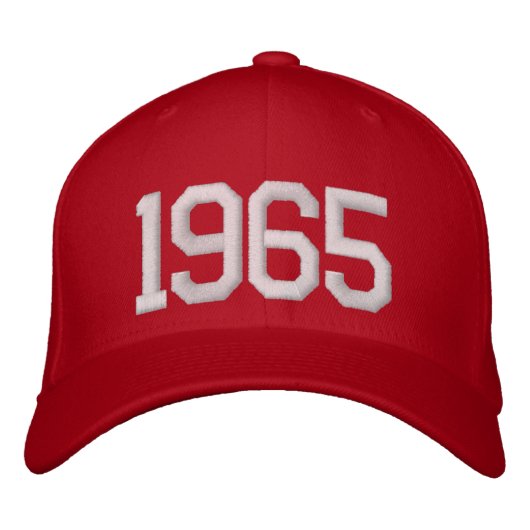 Casquette Brodée Année 1965 (Devant)