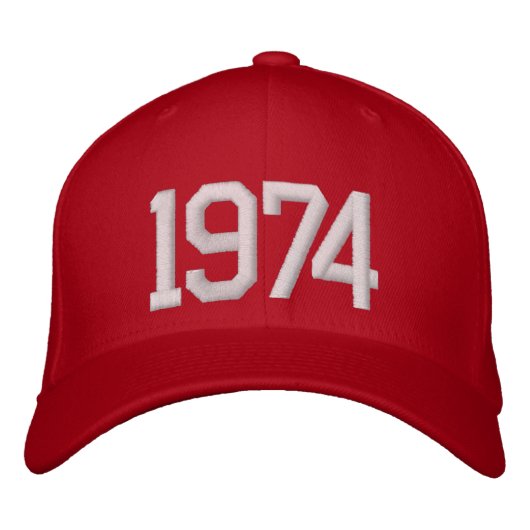 Casquette Brodée Année 1974 (Devant)