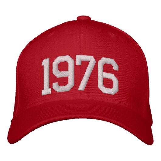 Casquette Brodée Année 1976 (Devant)