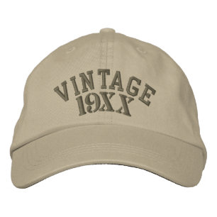 Casquette Brodée Année vintage personnalisable