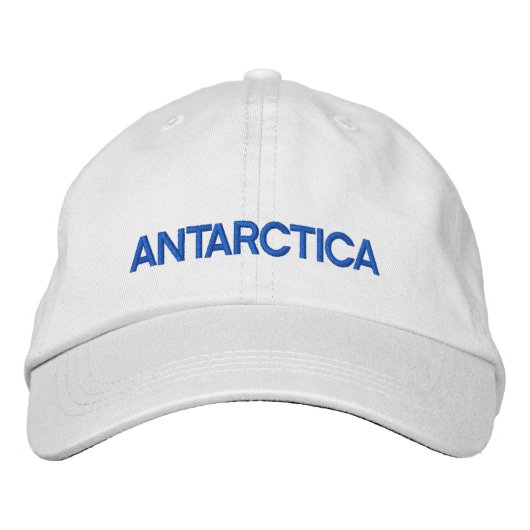 Casquette Brodée Antarctica Embroidered Hat (Devant)