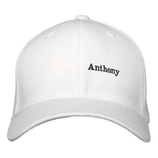Casquette Brodée Anthony Prénom Brodé, (Devant)