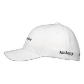 Casquette Brodée Anthony Prénom Brodé, (Gauche)
