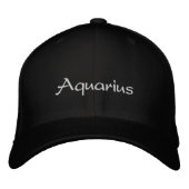 Casquette Brodée Aquarius (Devant)