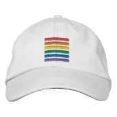 Casquette Brodée Arc-en-ciel LGBTQ+ (Devant)