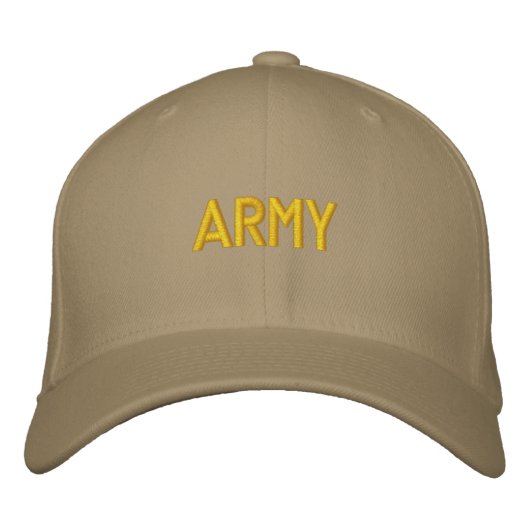 CASQUETTE BRODÉE ARMÉE (Devant)
