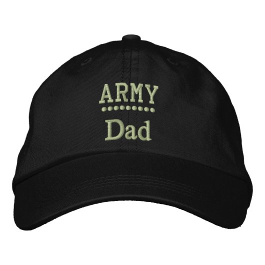 Casquette Brodée Armée papa Fierté de la famille militaire (Devant)