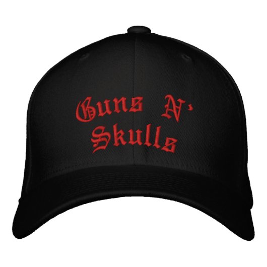 Casquette Brodée Armes N'Crânes (Devant)