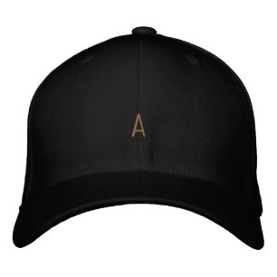 Casquette Brodée Armoire à monogramme personnalisé "A" élégant et d