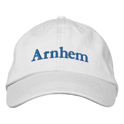 Casquette Brodée Arnhem Embroidered Baseball Cap (Devant)