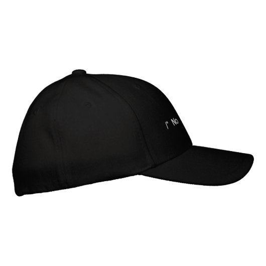 Casquette Brodée Aucun commentaire (Droite)