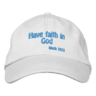 Casquette Brodée Ayez foi en Dieu