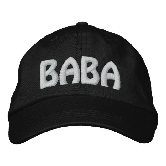 CASQUETTE BRODÉE BABA (Devant)