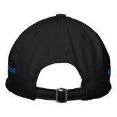 Casquette Brodée Bachelor noir (Dos)