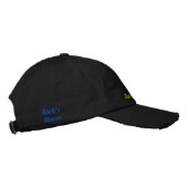 Casquette Brodée Bachelor noir (Droite)