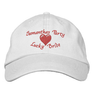 Casquette Brodée Bachelorette mariée chanceuse