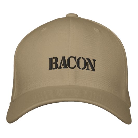 CASQUETTE BRODÉE BACON (Devant)
