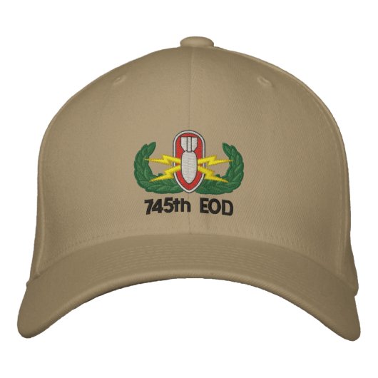 Casquette Brodée badge EOD (Devant)