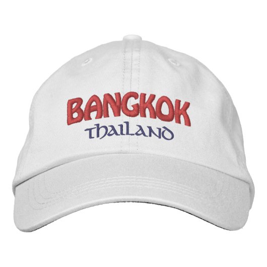 Casquette Brodée Bangkok, Thaïlande (Devant)