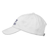 Casquette Brodée Bateau de croisière nautique Capitaine Custom (Gauche)