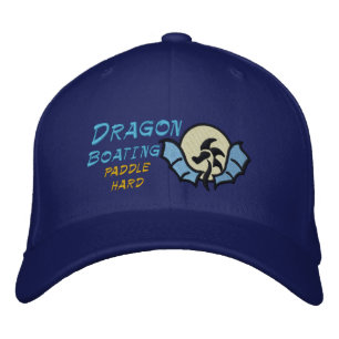 Casquette Brodée Bateau dragon, pagaie dur
