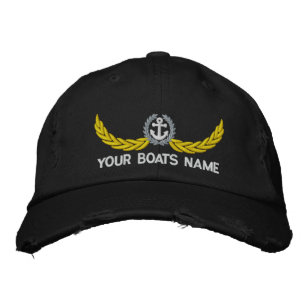 Casquette Brodée Bateau ou voile personnalisé