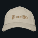 Casquette Brodée Bbeige monogrammé élégant<br><div class="desc">Élégant casquette de baseball beige brodé monogrammé.</div>