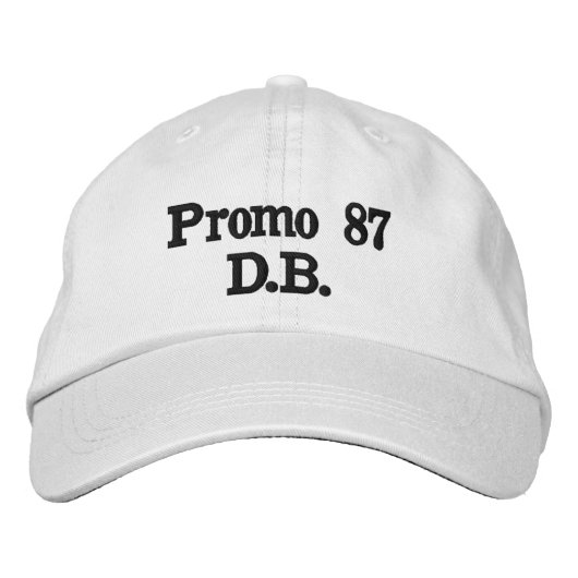 Casquette Brodée BdD Promo 87 (Devant)