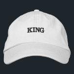 Casquette Brodée Belle couleur blanche Visor<br><div class="desc">Roi Nom Couleur noire Texte Couleur blanche Couleur brodée Casquettes ou Casquettes. Font Name is Century, Font Size 40, King Black Color Text. Style type est Alternative Apparel Basic Casquette réglable, Color type is White. Joli Visor et Casquettes très Cool et Casquettes confortables. Très beaux accessoires pour cheveux pour Casquette...</div>